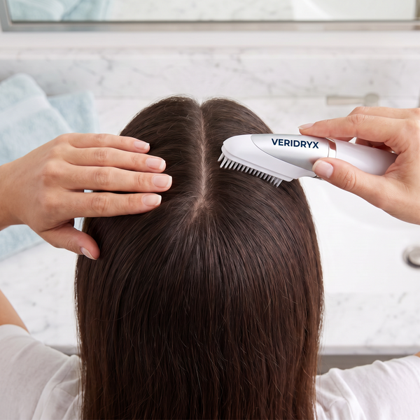 Applying with the Veridryx scalp applicator