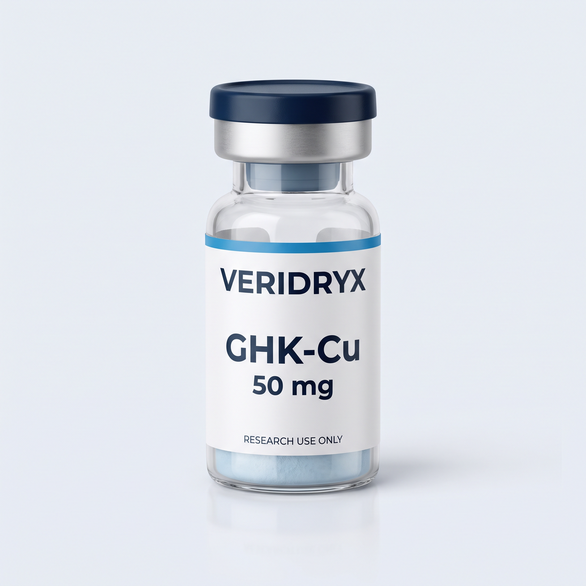 GHK-Cu 50 mg research peptide vial