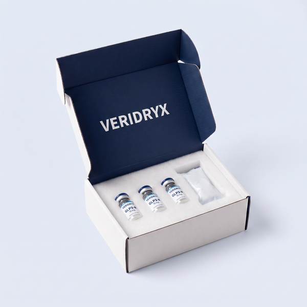 Veridryx shipping box with vials